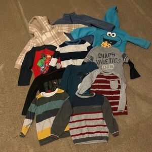2T boys clothing lot - jackets, shirts, tops